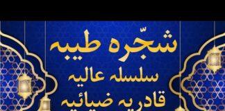 شجرہ طریقت حضرت حاجی غلام حیدر قادری ضیائی